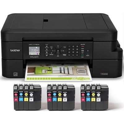 Brother MFC-J775DW XL Color Inkjet All-in-One with  12 INKvestment Cartridges Included