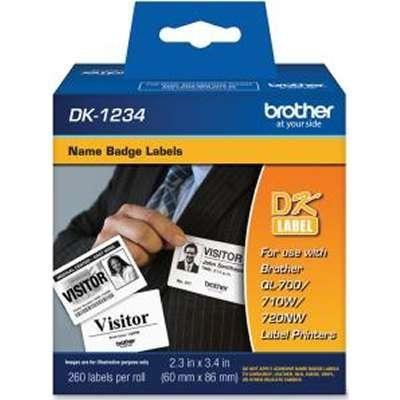 Brother DK1234 Adhesive Name Badge for QL Machines