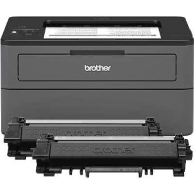 Brother HL-L2370DW XL Extended Print Mono Compact Laser Printer with  up to 2 Years of Toner