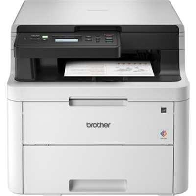 Brother Compact Digital Color Printer with  Convenient Flatbed Copy & Scan + Wireless & Duplex Printing