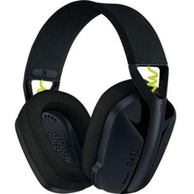 Logitech G435 Ultra-light Wireless Bluetooth Gaming Headset (Black and Neon Yellow)