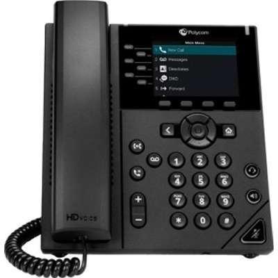 Poly Polycom VVX 350 6-Line Desktop Business IP Phone - without Power Supply (POL916E)