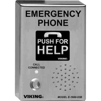 Open Box:Viking Electronics ADA Compliant Emergency Phone with Digital. Voice Announcer